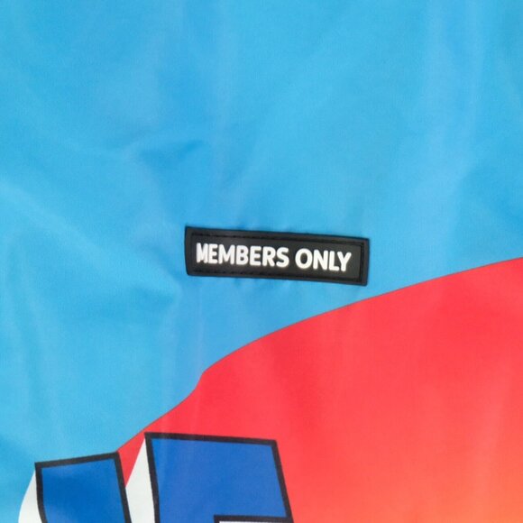 Members Only Tune Squad Track Jacket Mens Large Blue Loony Tunes Athletic - Picture 3 of 11